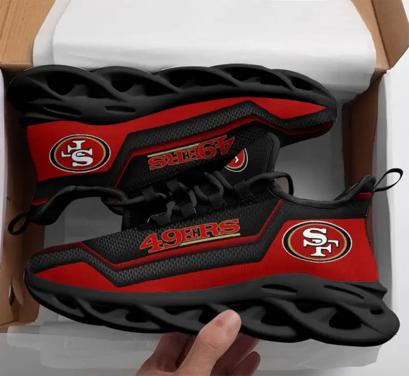 San Francisco 49ers Yezy Running Sneakers - Stylish Design