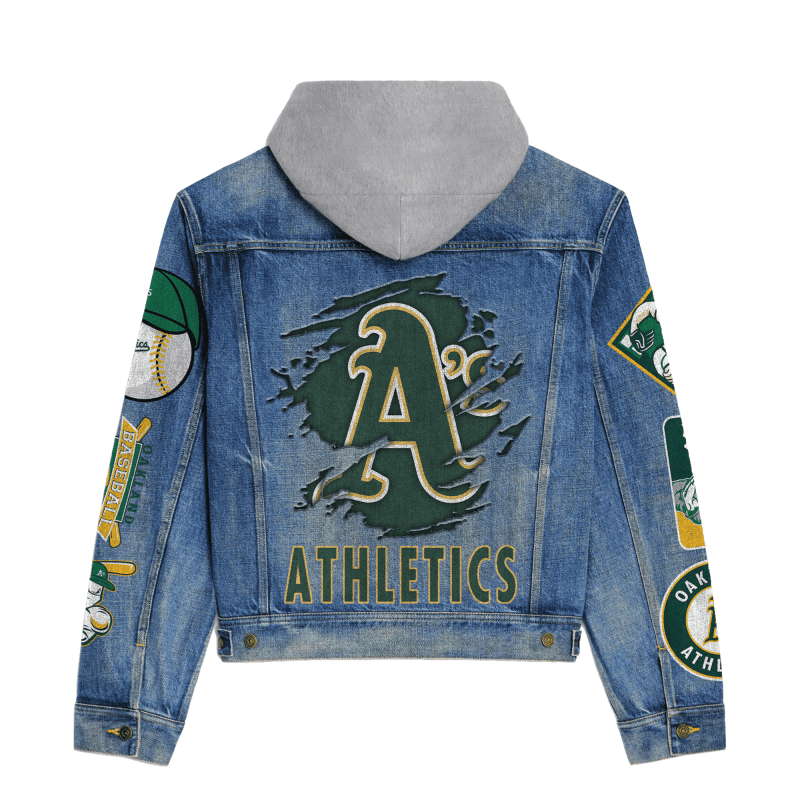 Back Design of Oakland Athletics Hoodie