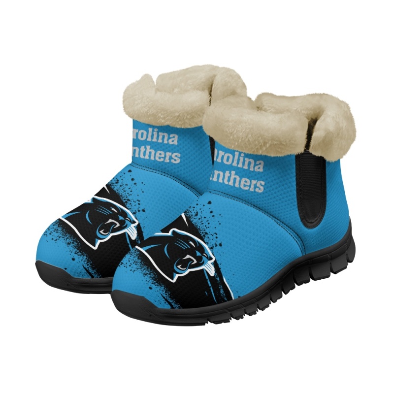 Carolina Panthers Comfy Winter Snow Boots Image 7