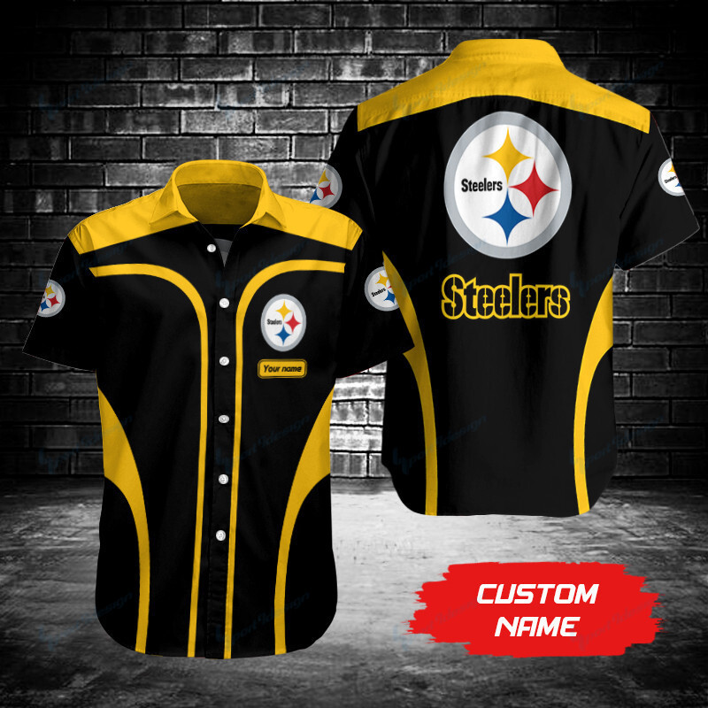 Sizing Chart for Pittsburgh Steelers Personalized Button Shirt