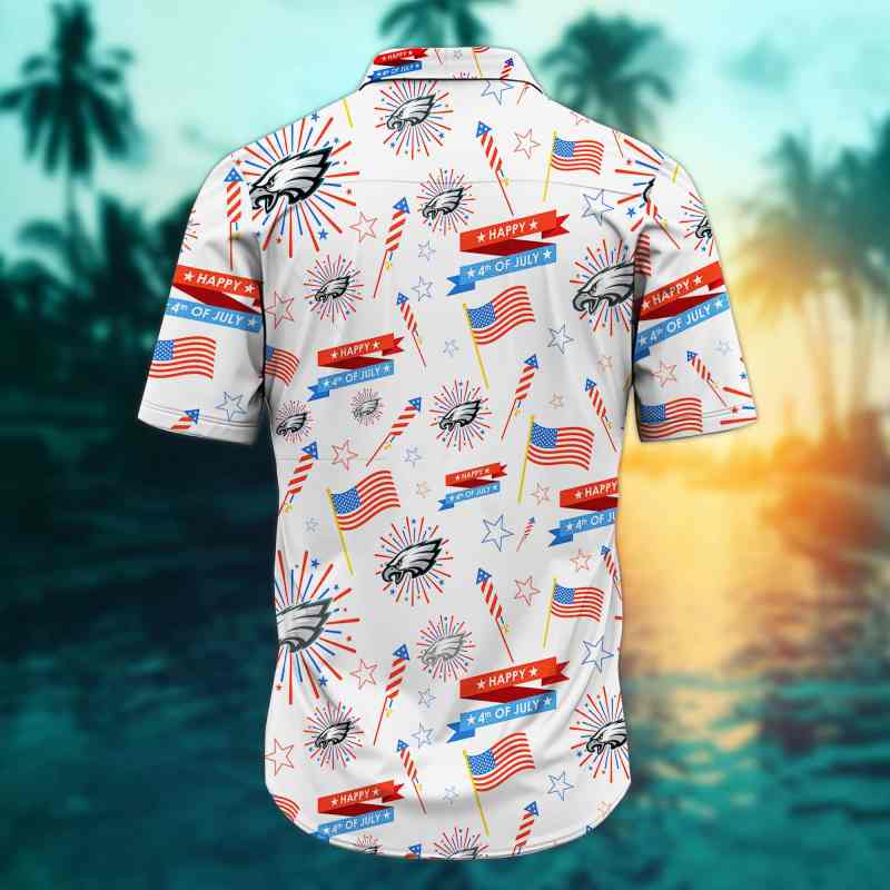 Philadelphia Eagles Button Shirt Mockup 3
