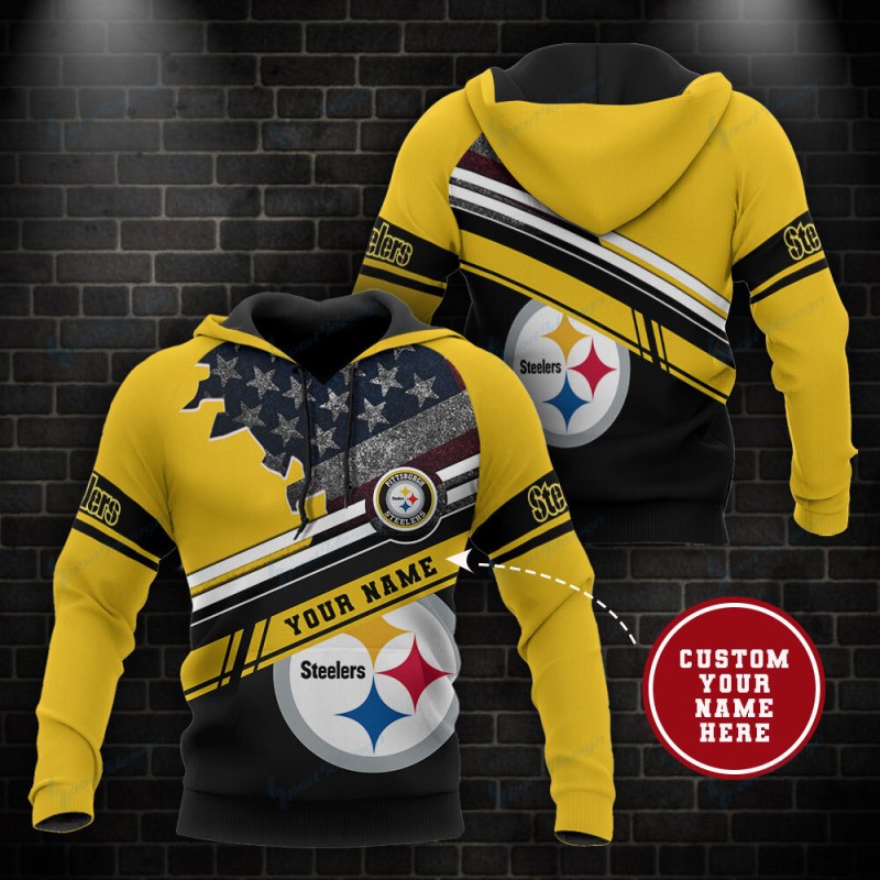 Stylish Pittsburgh Steelers Personalized Hoodie