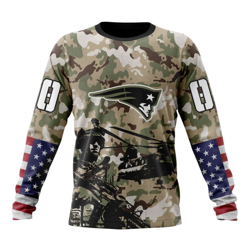 New England Patriots Long Sleeve Front
