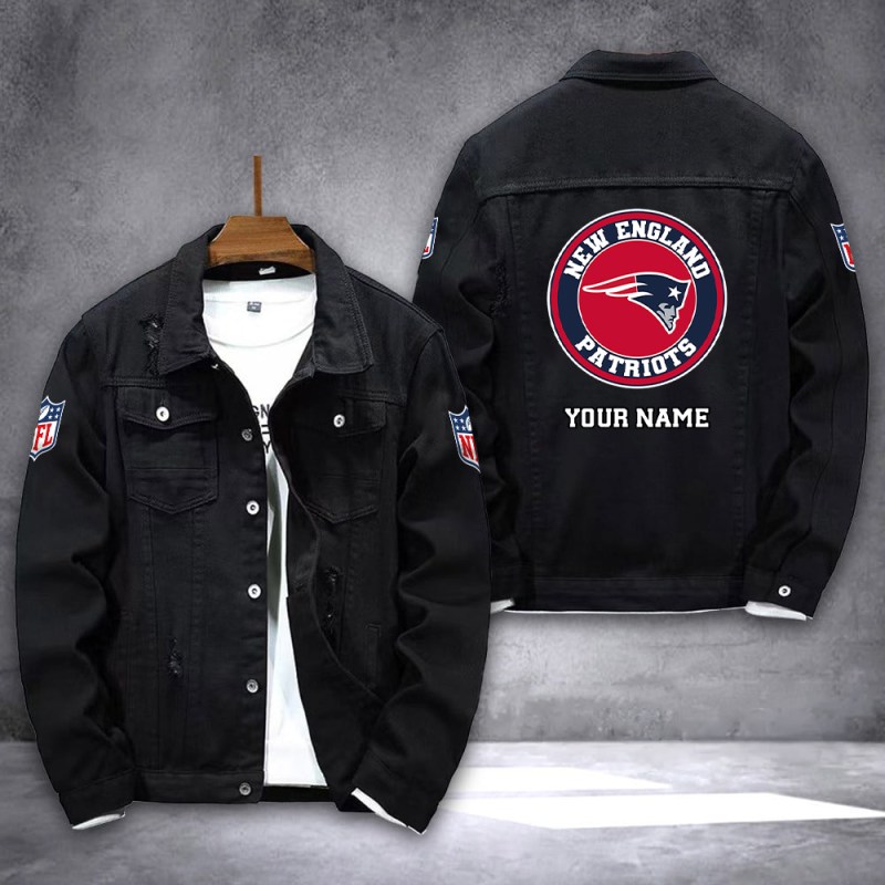 New England Patriots Denim Jacket
