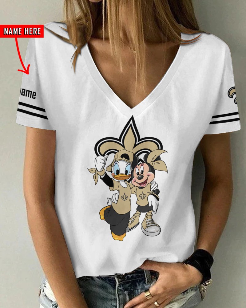 Casual Women's V-neck T-shirt
