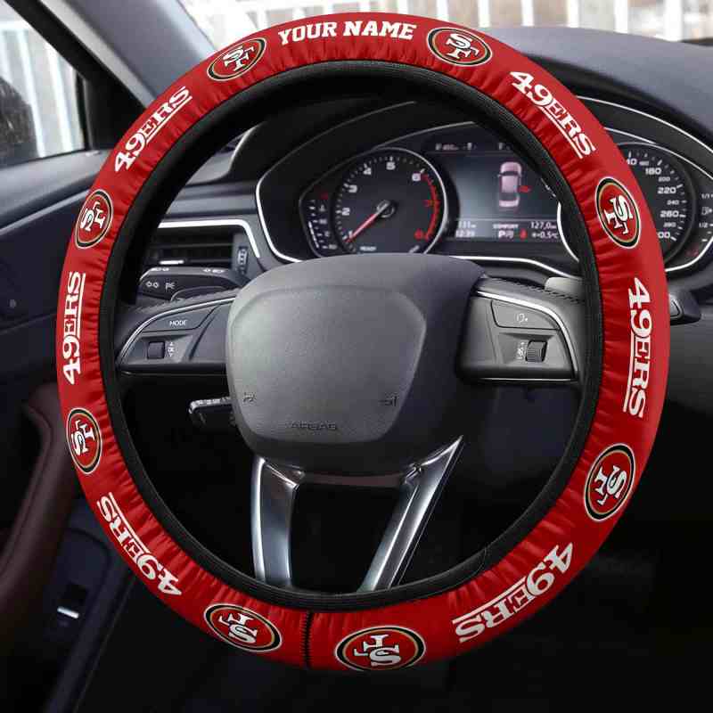 San Francisco 49ers Steering Wheel Cover