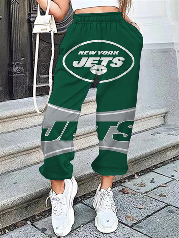 New York Jets 3D Printed Pocket Sweatpants