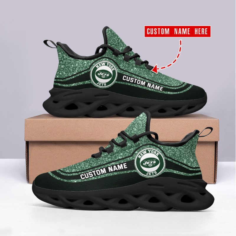 New York Jets Personalized Yezy Running Sneakers
