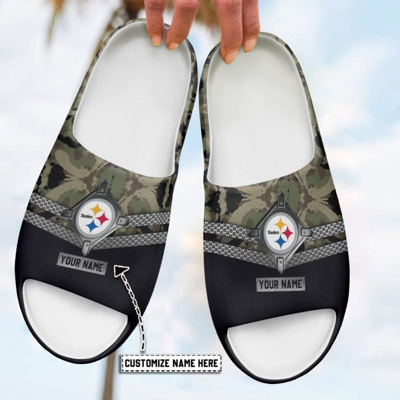 Pittsburgh Steelers Yeezy Slippers Image 2
