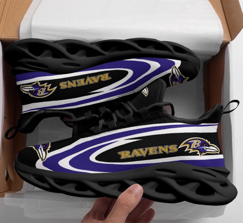 Baltimore Ravens Yezy Running Sneakers
