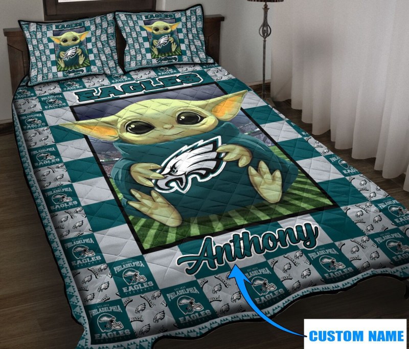 Philadelphia Eagles Personalized Quilt Set - Perfect for Game Day
