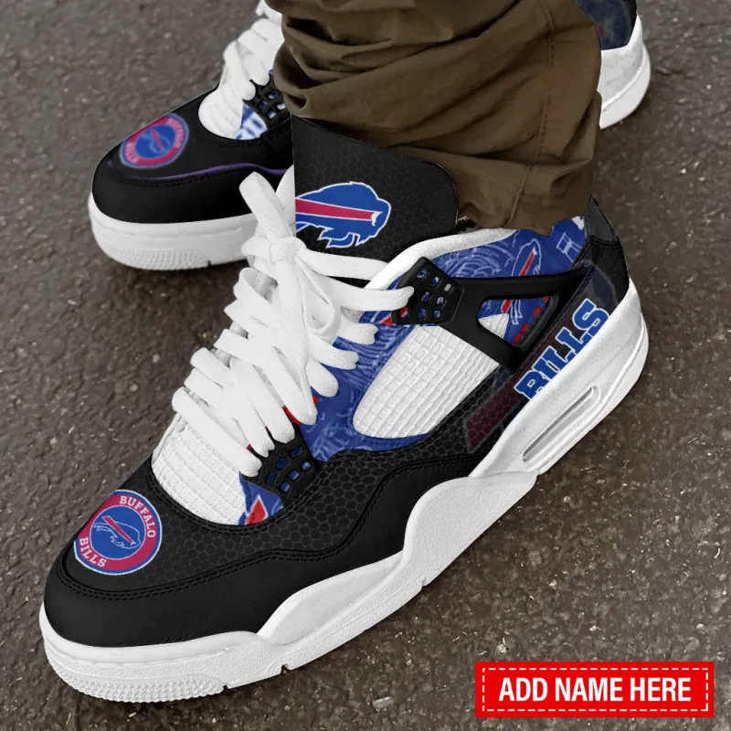Buffalo Bills AJ4 Sneaker Back View
