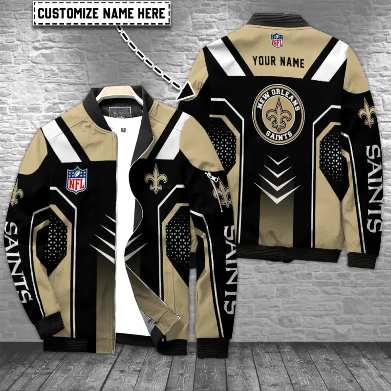 New Orleans Saints Personalized Bomber Jacket