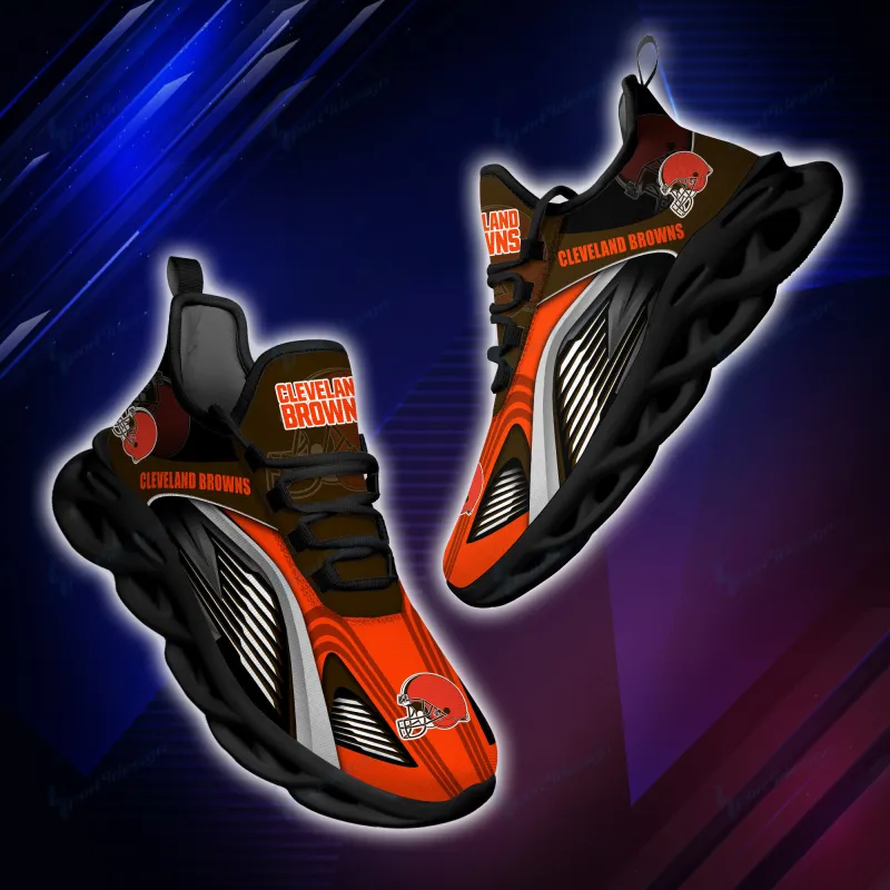 Cleveland Browns Yezy Running Sneakers