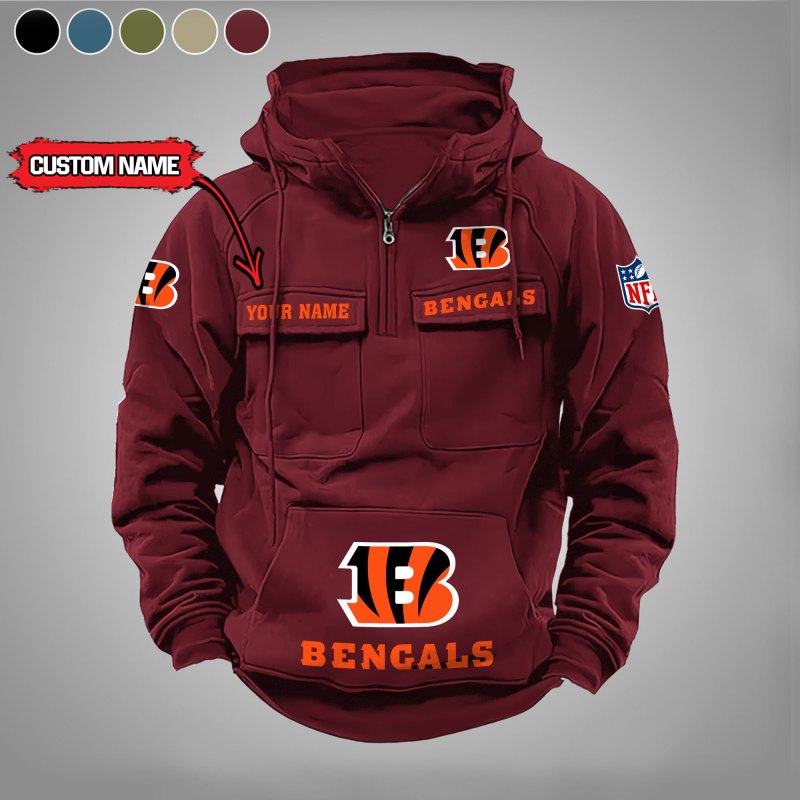 Cincinnati Bengals Hoodie Red
