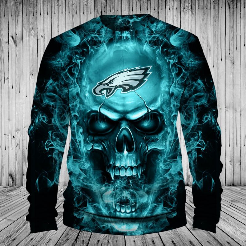 Custom Printed Eagles Hoodie