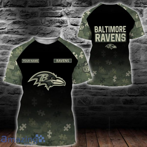 Baltimore Ravens Custom Name Hoodie