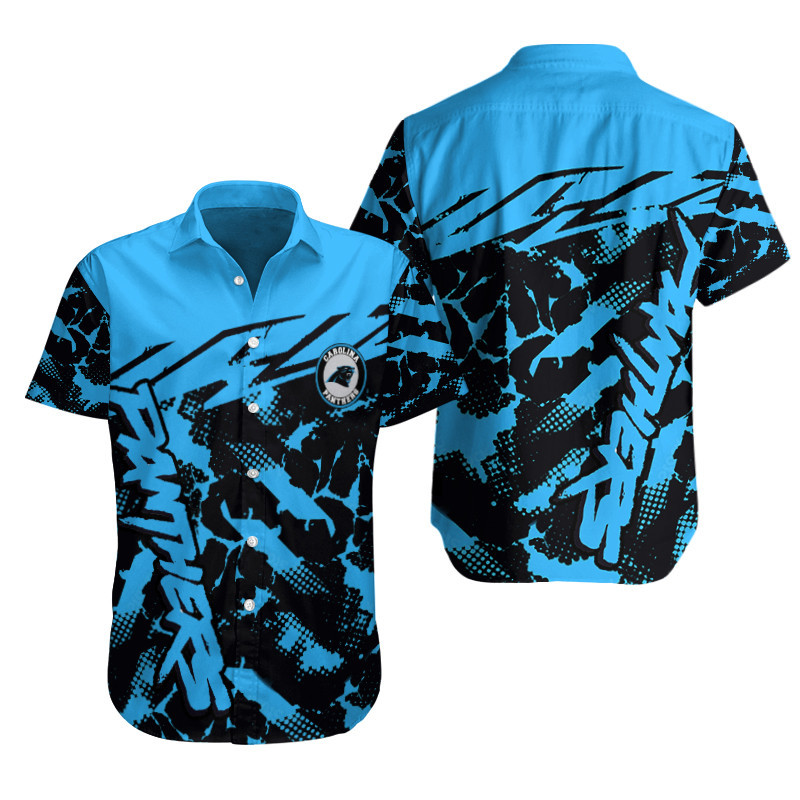Sizing Chart for Carolina Panthers Button Shirt BG680