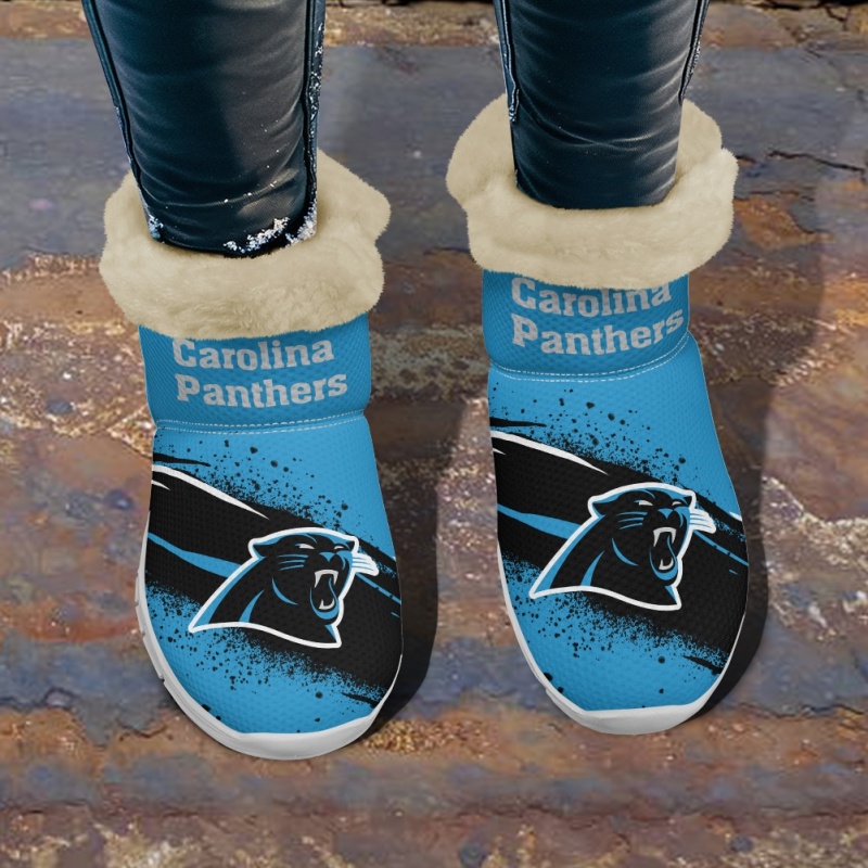 Carolina Panthers Comfy Winter Snow Boots Image 10