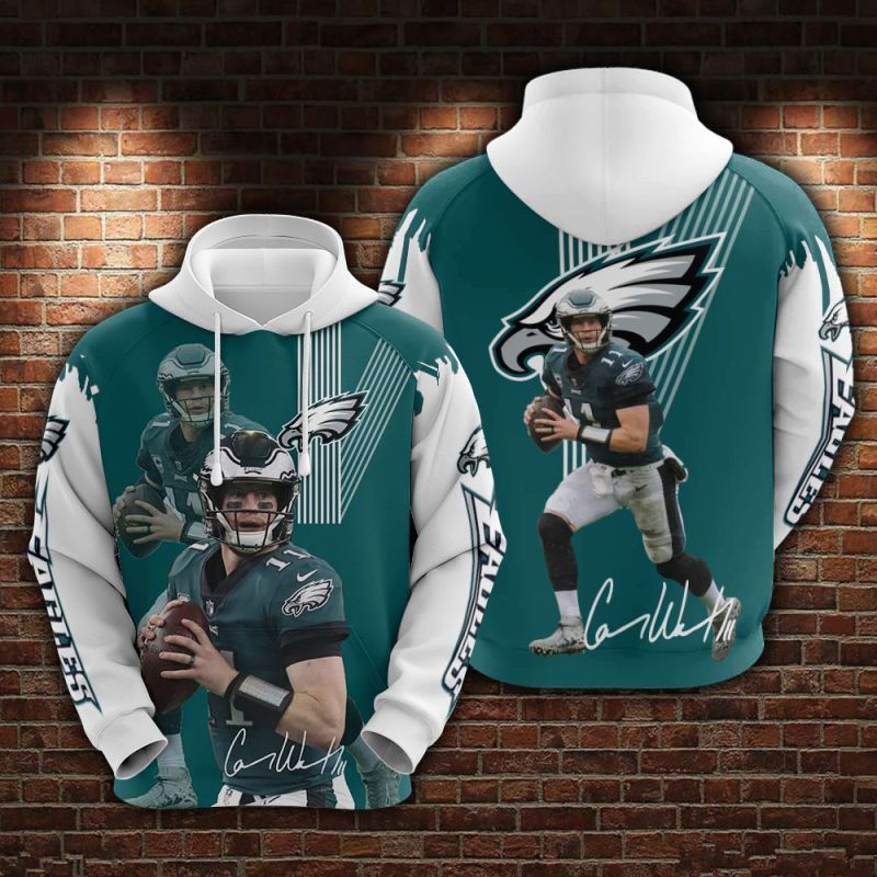 Carson Wentz Philadelphia Eagles Limited Hoodie