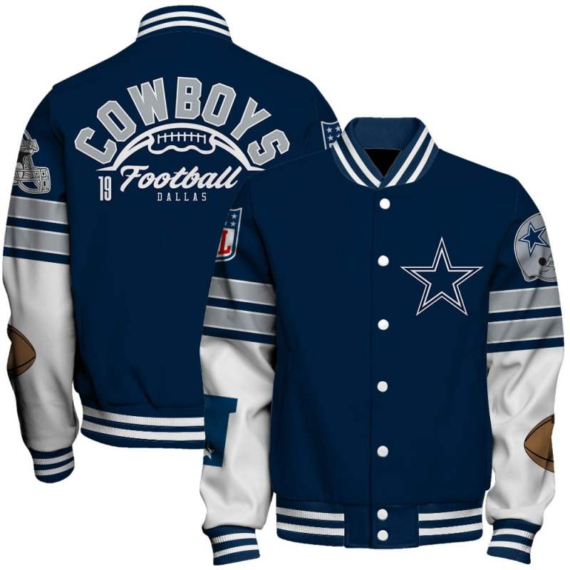 Dallas Cowboys Unisex Ultimate Game Day Varsity Jacket