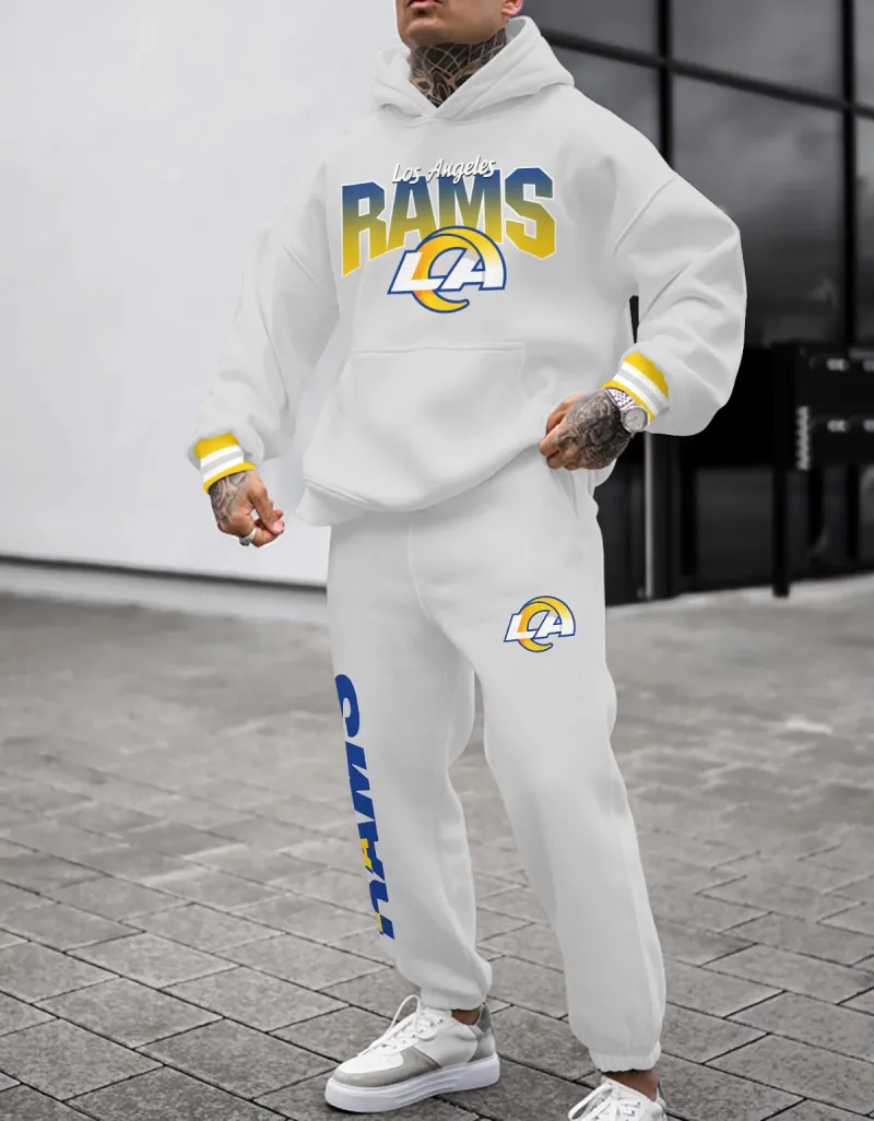 Los Angeles Rams Combo Pullover Hoodie and Sweatpants