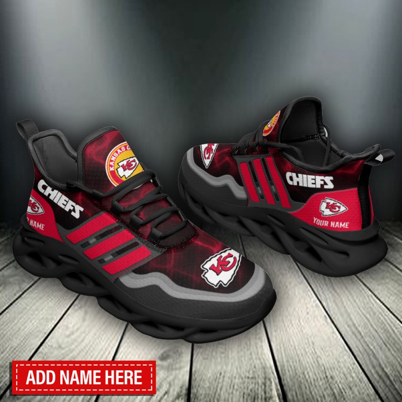 Kansas City Chiefs Personalized Yezy Running Sneakers