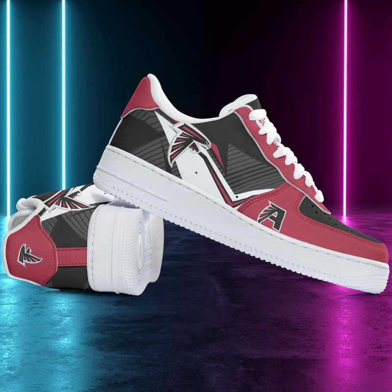 Atlanta Falcons AF1 Shoes 173 Side View