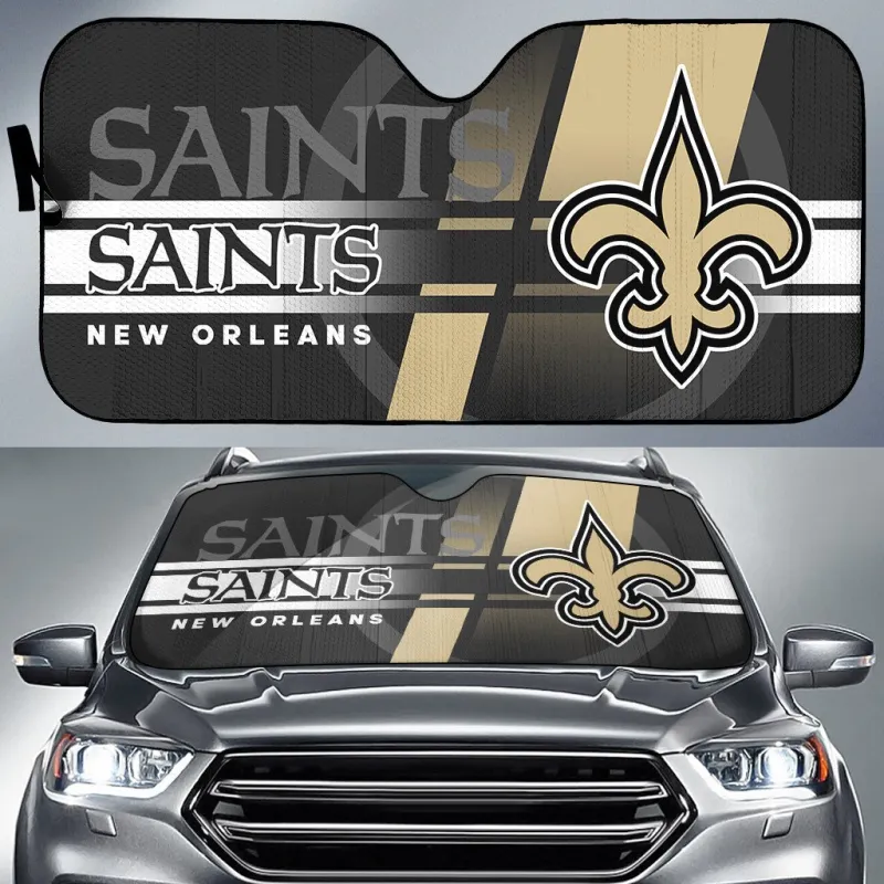New Orleans Saints Auto Sun Shade