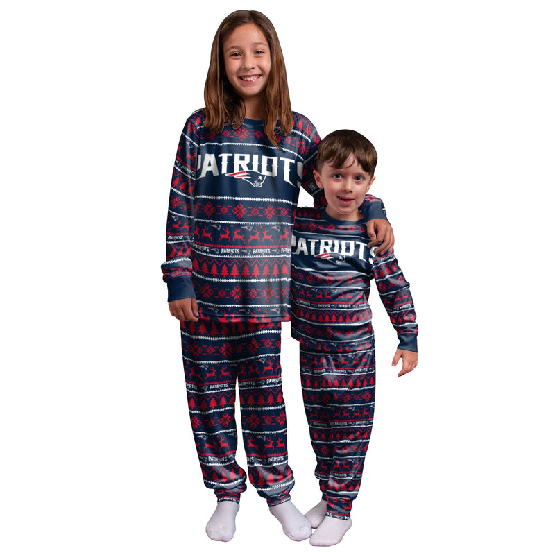 New England Patriots Family Pajamas Set