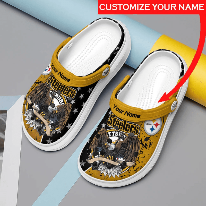 Pittsburgh Steelers Personalized Limited Clog