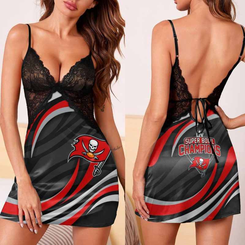 Tampa Bay Buccaneers Slip Dress Front View