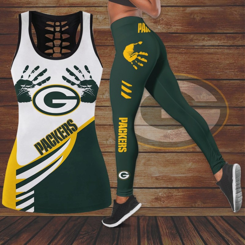 Green Bay Packers Leggings and Tank Top