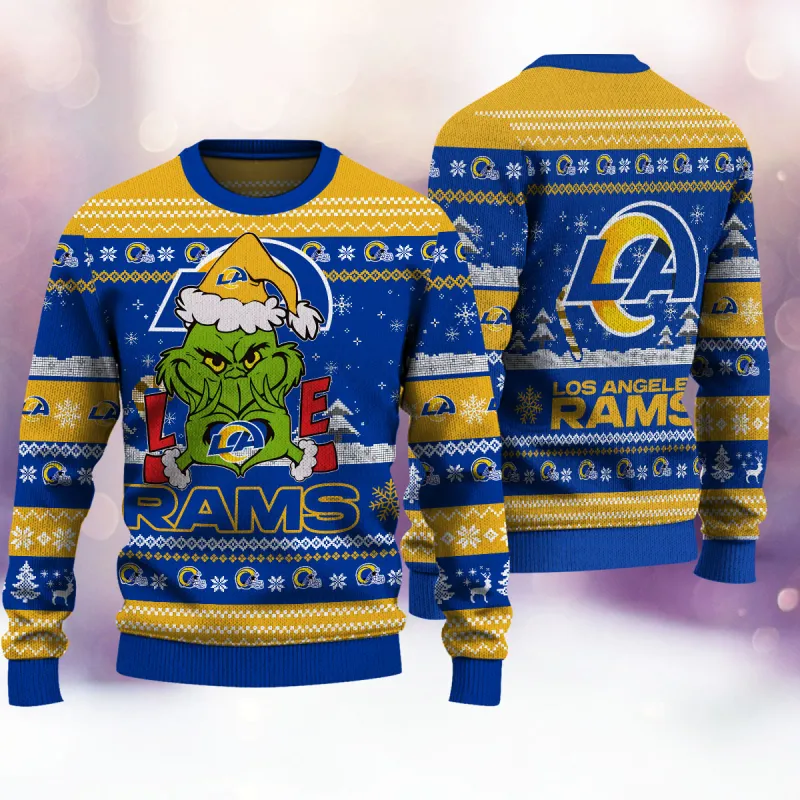 Los Angeles Rams Ugly Christmas Sweater 4