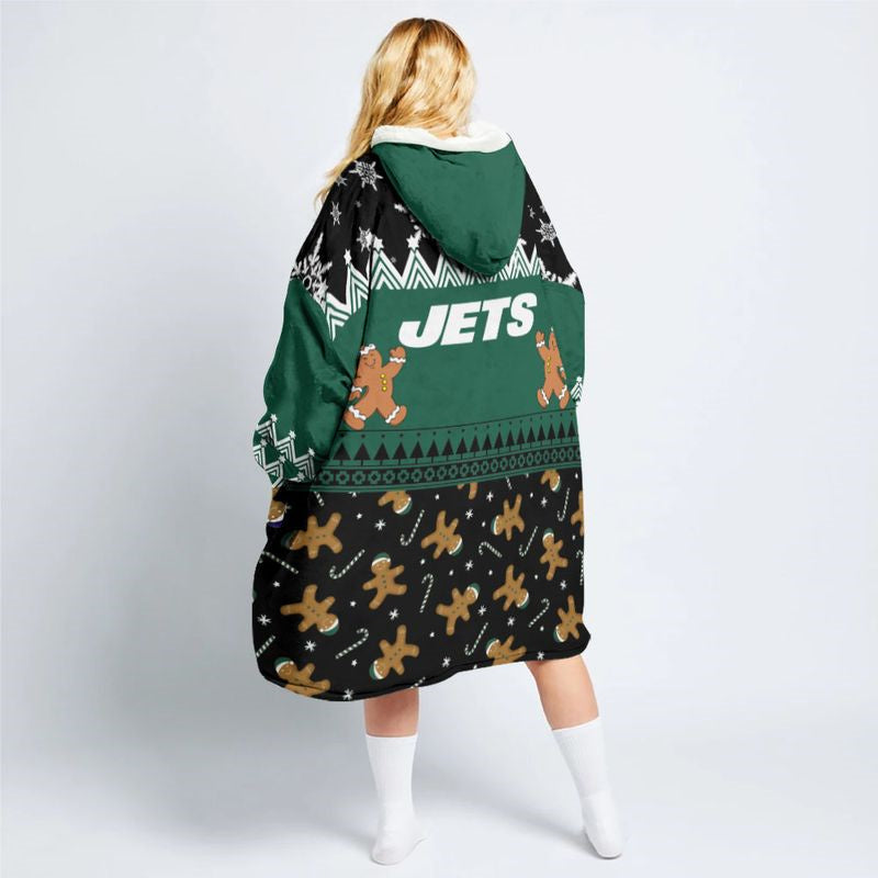 New York Jets Snug Hoodie - Back View