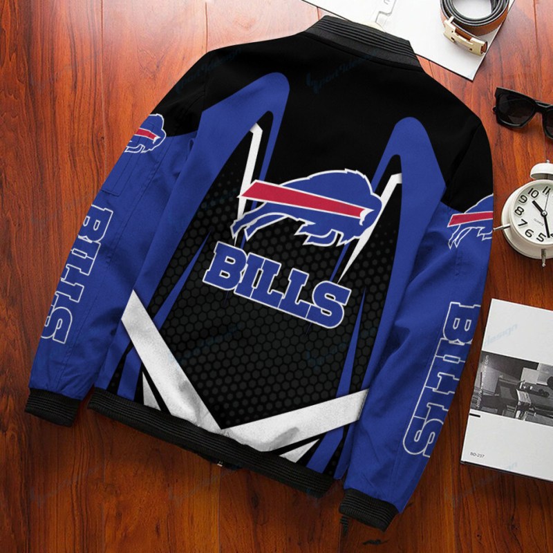 Buffalo Bills Bomber Jacket Side