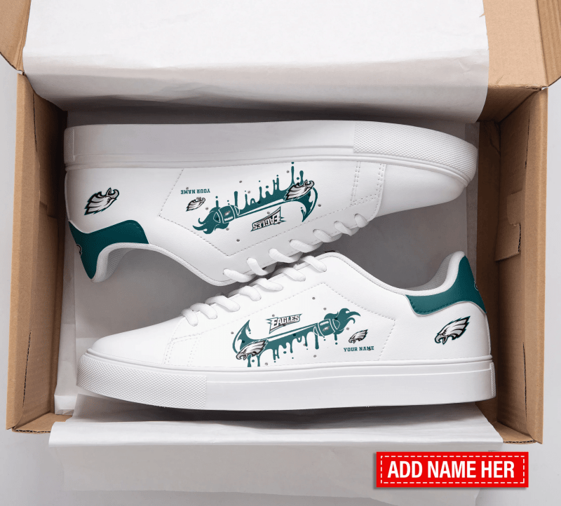 Philadelphia Eagles Custom Sneakers Design