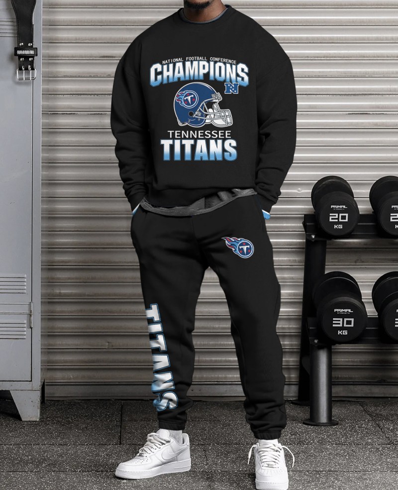 Tennessee Titans Combo 3D Sweatsuit and Sweatpants