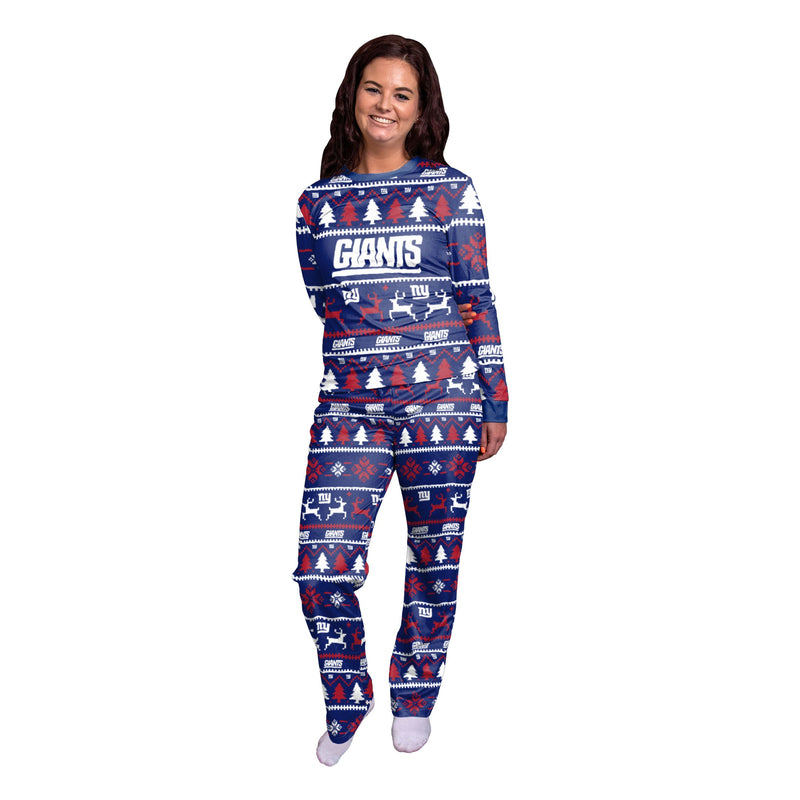 New York Giants Pajamas Front View