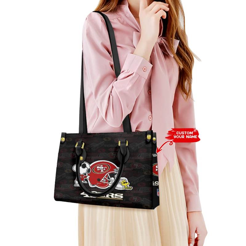 San Francisco 49ers Handbag with Metal Logo