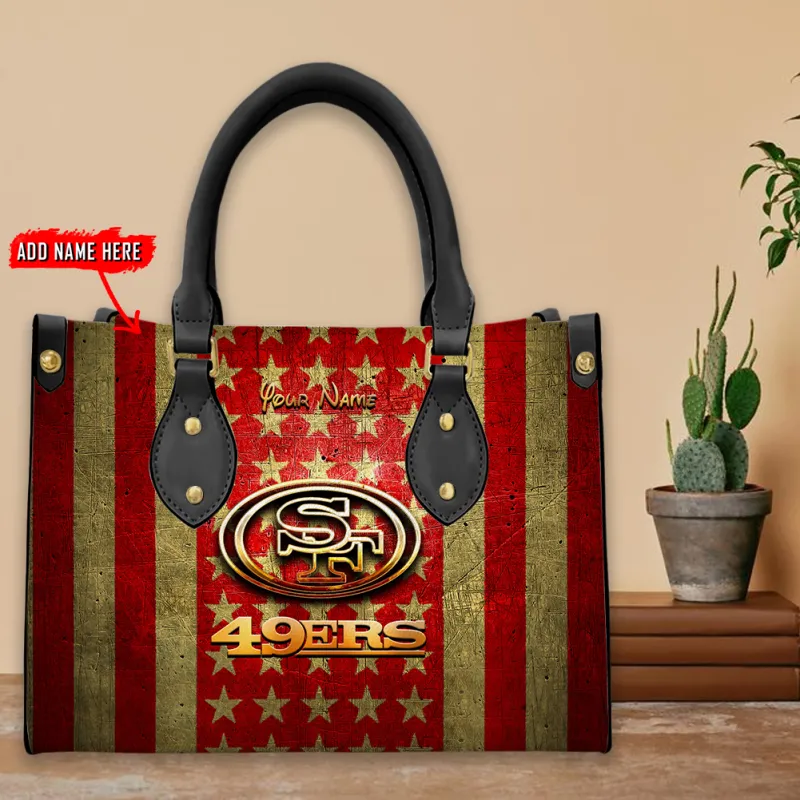 Stylish San Francisco 49ers Leather Hand Bag