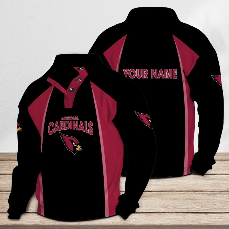 Arizona Cardinals Casual Stand Collar Sweatshirt