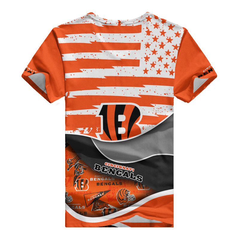 Cincinnati Bengals Summer V-neck Women T-shirt