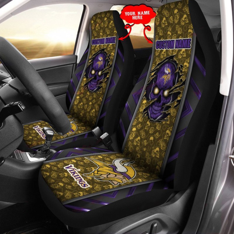 Minnesota Vikings Personalized Car Seat Covers