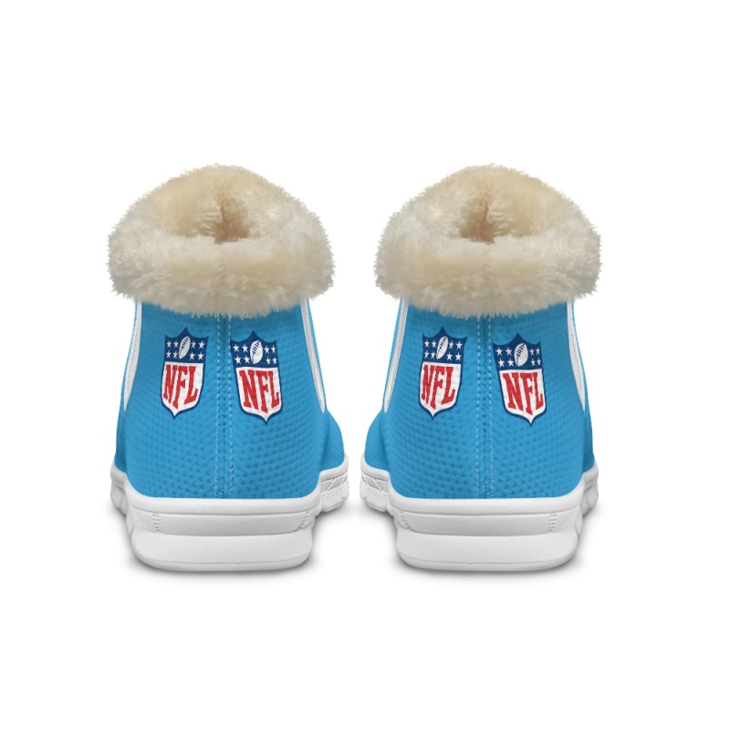 Carolina Panthers Comfy Winter Snow Boots Image 16