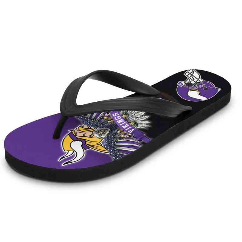 Minnesota Vikings Flip Flop Image 2