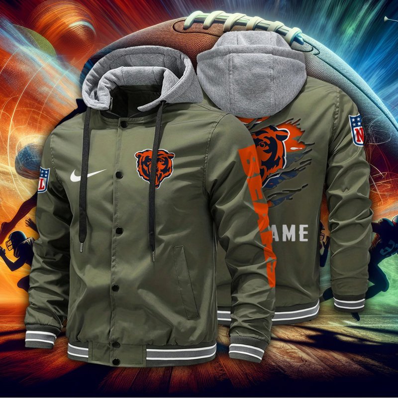 Chicago Bears Baseball Jacket