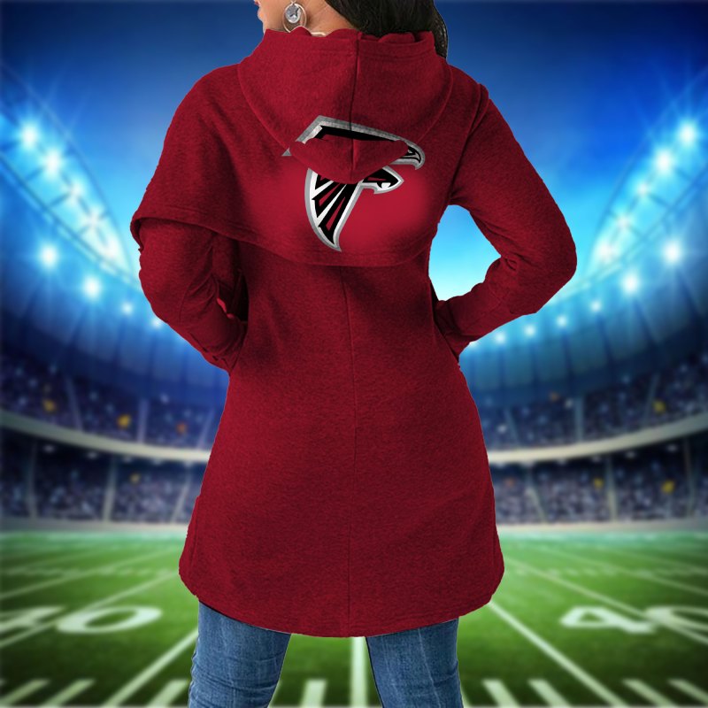Atlanta Falcons Women Irregular Hoodie