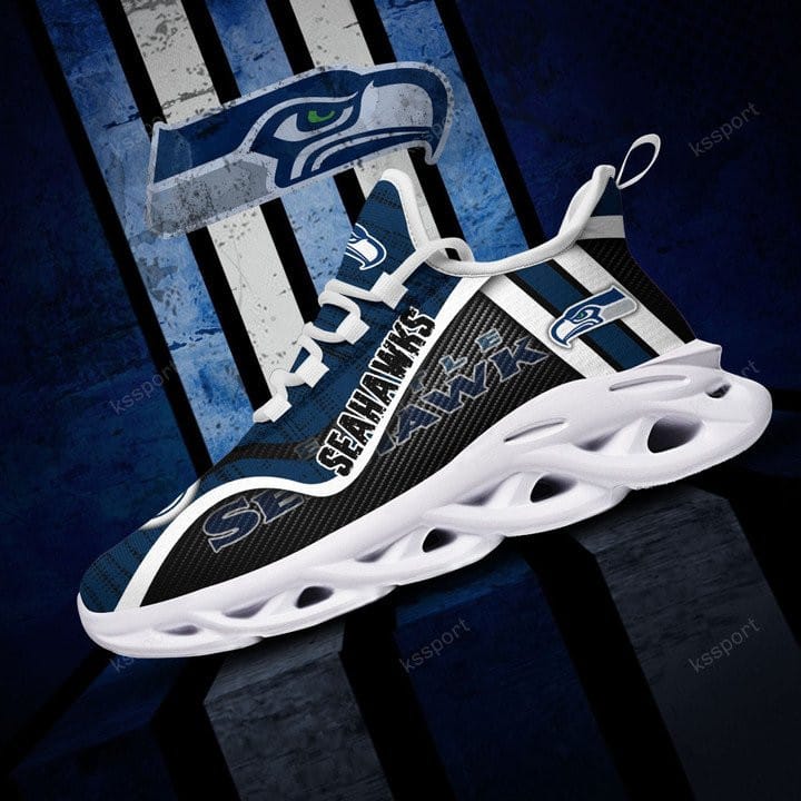 Seattle Seahawks Yezy Running Sneakers