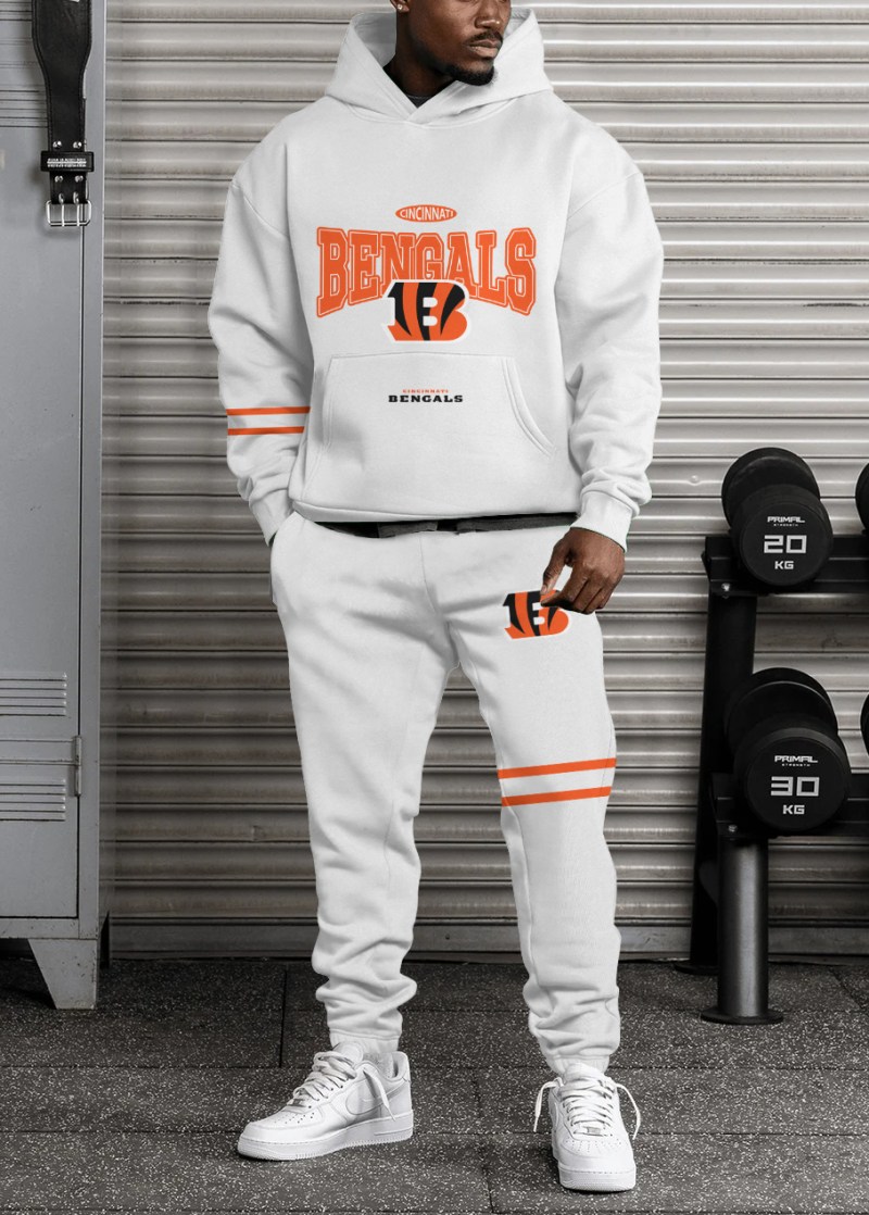 Cincinnati Bengals Combo Pullover Hoodie and Sweatpants